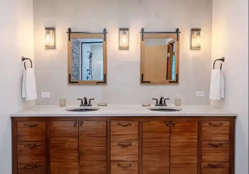 Remodeled bathroom by McSwain Builders, photo 4