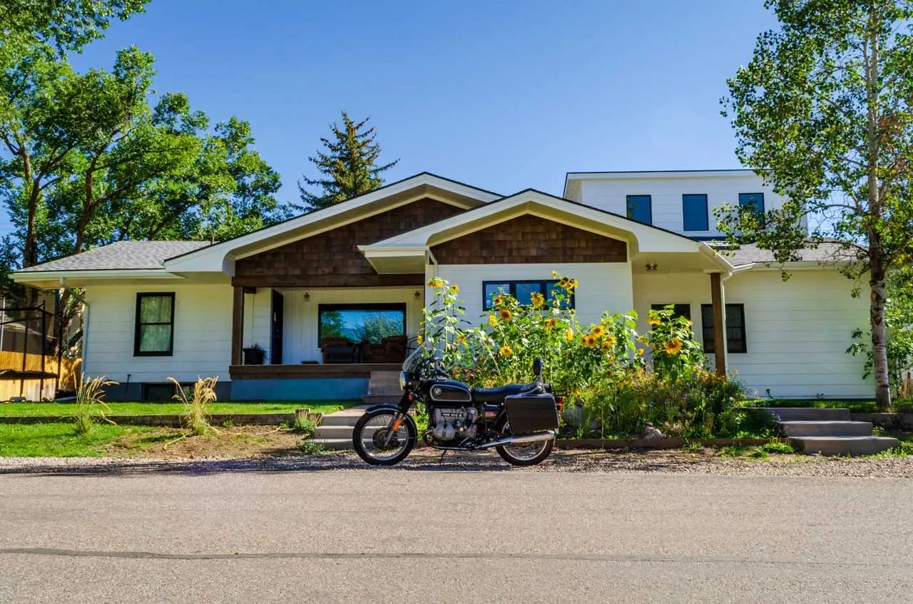 Remodeled craftsman-style home exterior at Sopris Park in Carbondale